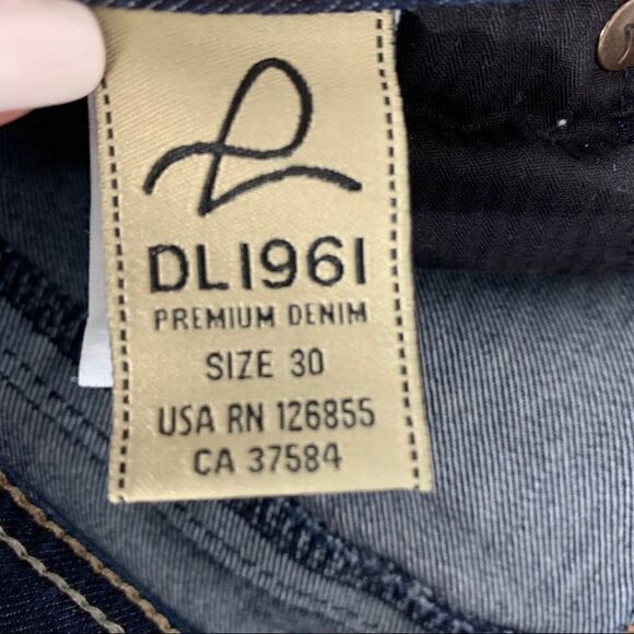 DL1961 Kate Slim Straight twilight blue jeans - Picture 6 of 10